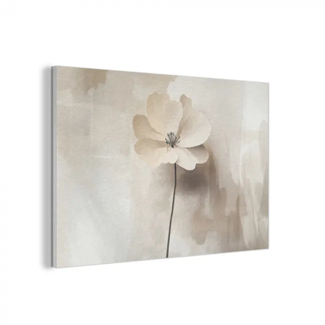 Akustikbild - Blume - Beige - Farbe - Schatten