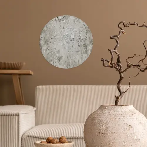 Beton  - Grijs - Muur Wandcirkel behangsticker klein 186 -sfeer1