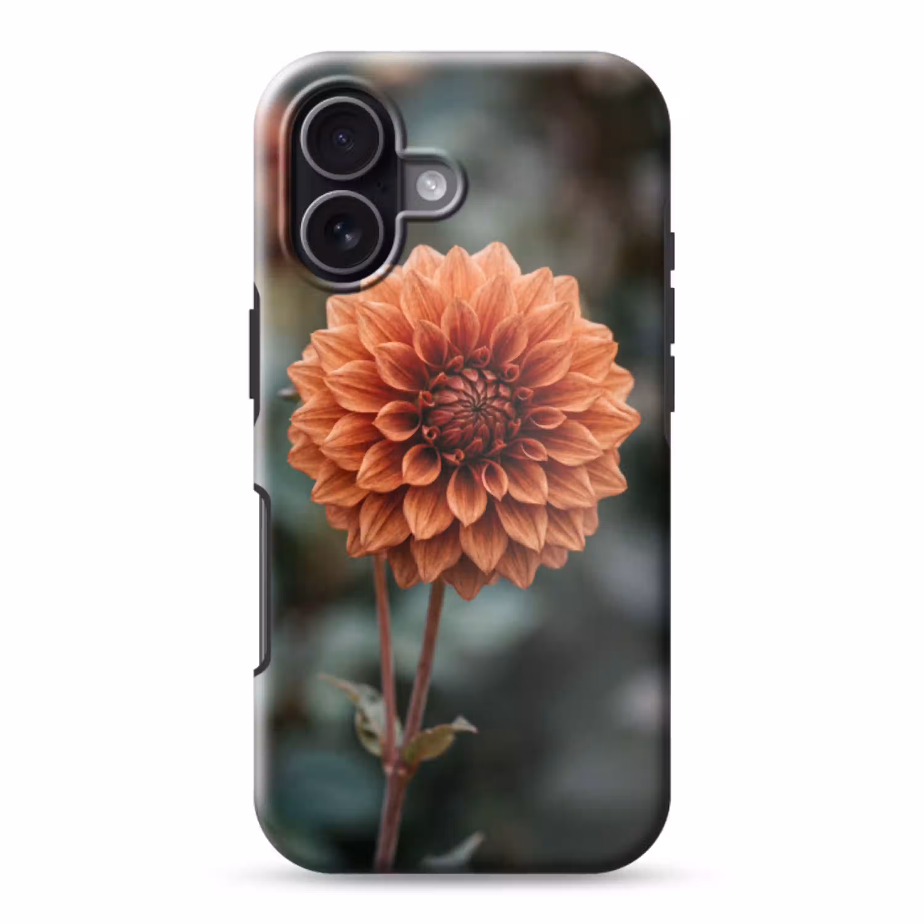 Dahlia - Bloem - Natuur - Sfeervol Toughcase MagSafe Apple iPhone 17 klein -3d