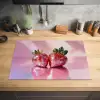 Disco - Fruit - Glitter - Strawberry Inductie beschermer vinyl 3mm klein -sfeer5