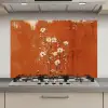 Bloemen - Wit - Subtiel - Roestkleur keuken achterwand spatscherm klein -3d_website