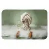 Hond - Bad - Champagne - Handdoek Badmat klein -3d