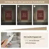 She plans she glows she achieves - Rood - Cursief Light Box met kabel (Tafellamp) klein -USP_dimbaarNL