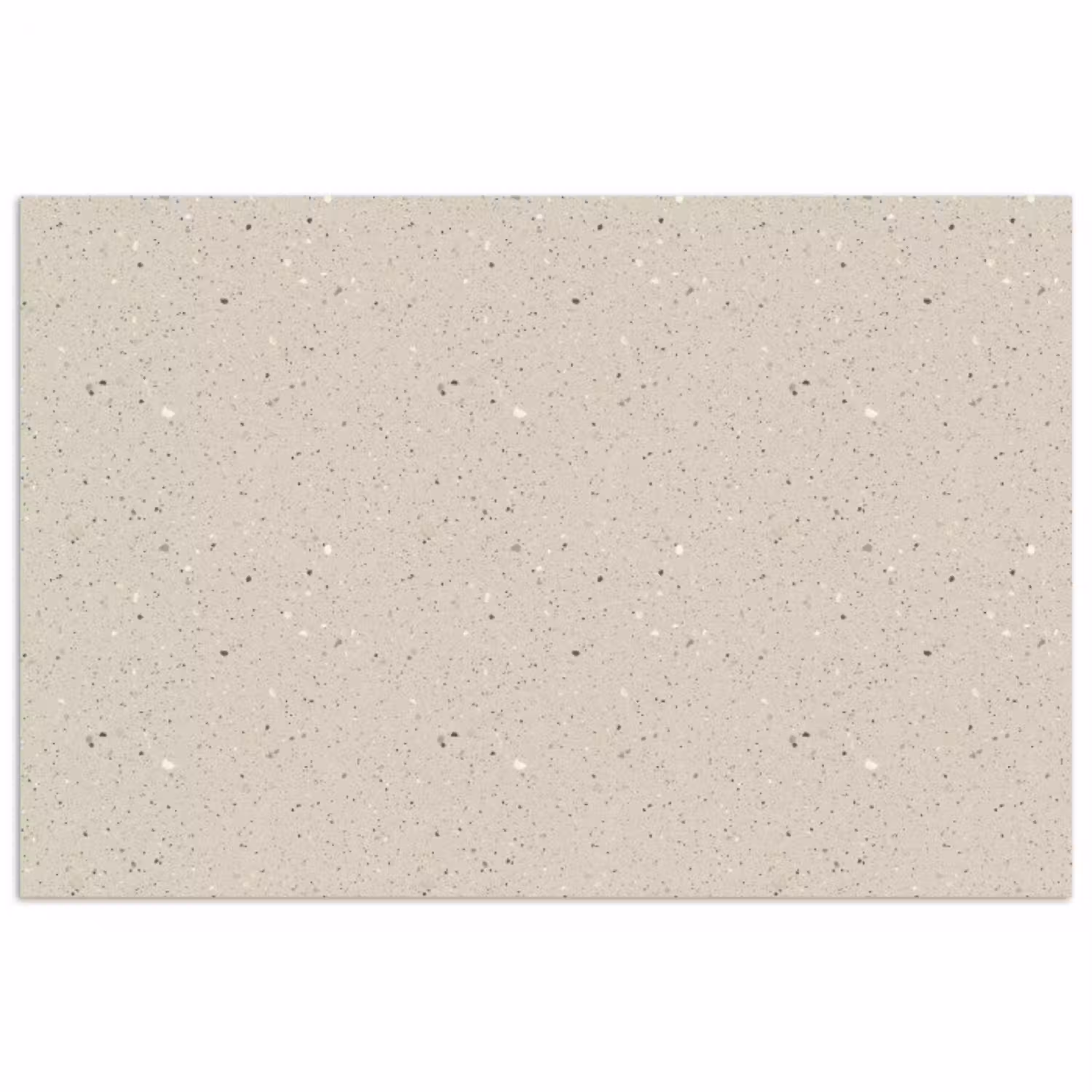 Lichtbeige - Terrazzo - Grijs poster papier klein 62 -3d
