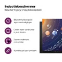 Planetenstelsel - Ruimte - Illustratie Inductie beschermer vinyl 3mm klein -zzzzzzz-cc-usp