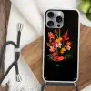 Boeket - Bloemen - Exotisch Hoesje iPhone 16 Pro Max met koord klein -sfeer4
