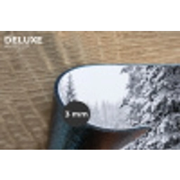 Bos - Winter - Sneeuw - Pad - Natuur Placemat vinyl groot -closeup