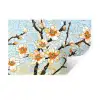 Bloesems - Wit - Mozaïek - Tak Muursticker klein -3d