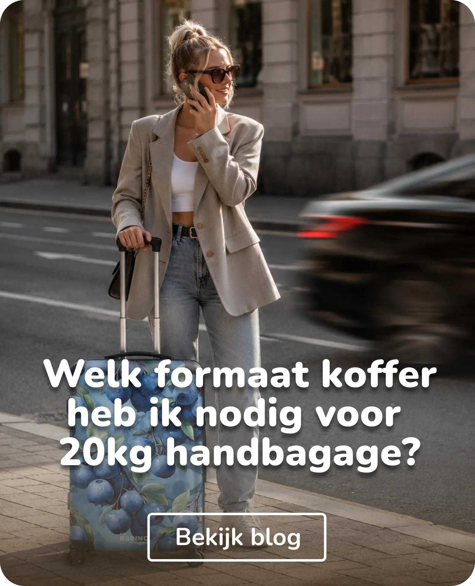welk formaat koffer voor 20kg handbagage