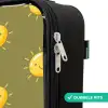 Sunny situation olijf Kinderkoffer - Zwart klein -rits_NL