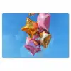 Ballonnen - Goud - Stervorm - Roze Placemat vinyl groot -zzsfeer1_Kitchenyeah-website
