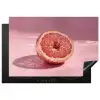 Grapefruit - Roze - Disco - Shiny Inductie beschermer vinyl 3mm klein -3d