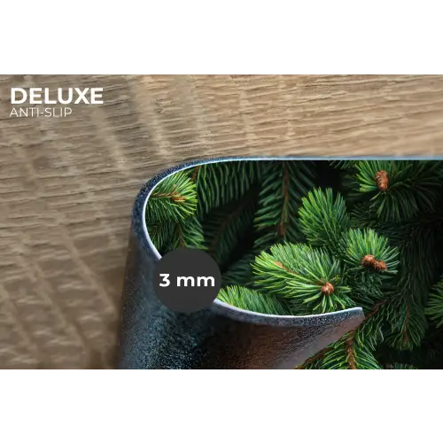 Sparrentakken - Knoppen - Naalden - Groen Placemat vinyl groot -closeup