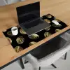 Eieren - Goud - Patroon Muismat XXL klein -sfeer1