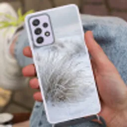 Duinen - Sneeuw - Strand - Winter - Serene Hoesje Samsung Galaxy A52 5G met koord klein -sfeer3