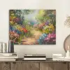 Natuur - Landschap - Bloemen - Kleurrijk PET vilt klein -sfeer1