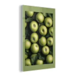 Appels - Groen - bladeren plexiglas 5mm klein -z3d