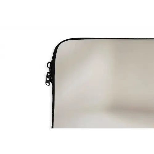 Cappuccino - Schuim - Schotel - Beige laptophoes neopreen klein -detail