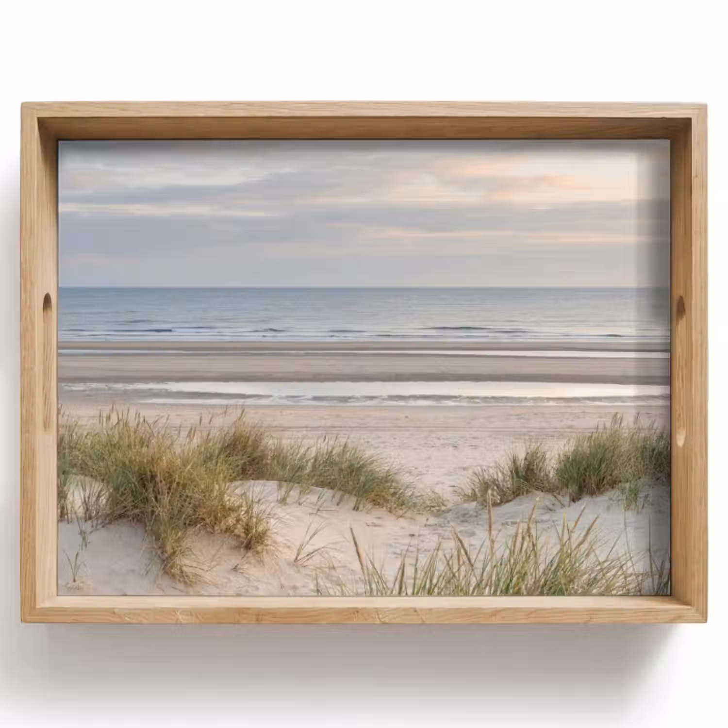 Dienblad - Zandstrand - Bewolkt - Duinen