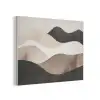 Abstract - Landschap - Golven - Crèmekleur PET vilt klein -3d