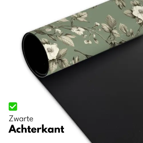 Botanisch - Vogels - Groen Muismat XXL klein 681 -sfeer2