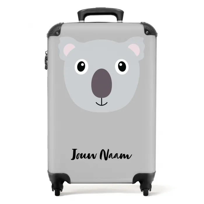 Ko koala NBS - Handbagage koffer - Kinderen Unisex middel -productfoto_recht