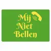 Mij niet bellen - Telefoon - Groen Placemat vinyl groot -zzsfeer1_Kitchenyeah-website