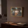 Palmbomen - Hangmat - Strand - Zonsondergang Light Box met batterij (Wandlamp) middel -sfeer1