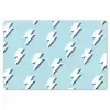 Blauw - Wit - Patroon - Bliksem Placemat vinyl groot 368 -zzsfeer1_Kitchenyeah-website