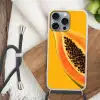Papaja - Oranje - Topisch Hoesje iPhone 16 Pro Max met koord klein -sfeer4
