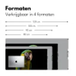Ara - Portret - Groen Muismat XXL klein -sfeer5