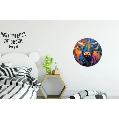 Marmer - Modern - Goud Wandcirkel aluminium klein -kinderkamer