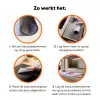 Eend - bril - Pastel Inductie beschermer vinyl 3mm klein -zzzzzzz-td-werking