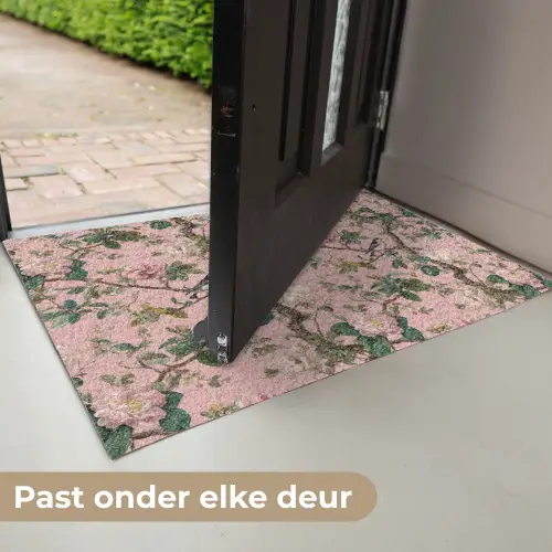 Pioenrozen - Botanisch - Vogel Deurmat klein 898 -USP_NL