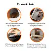 Vrouw - Kroon - Tomaat - Bascilicum - Zonnebril Inductie beschermer vinyl 3mm klein -zzzzzzz-td-werking