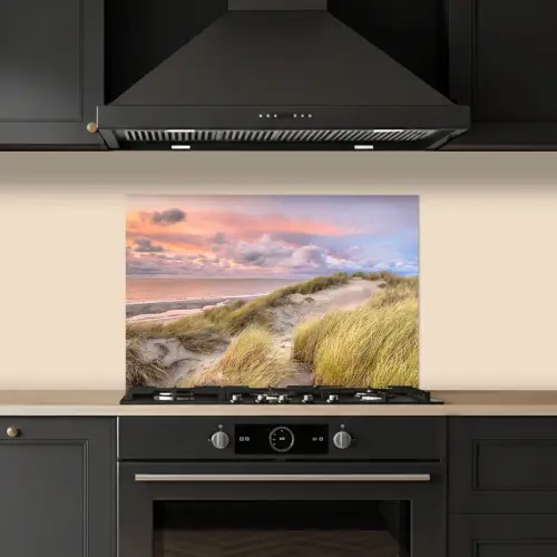 Strand - Zee - Duin - Zonsondergang keuken achterwand spatscherm klein -sfeer1