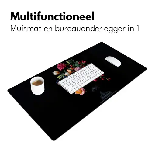 Boeket - Romantisch - Kleurrijk Muismat XXL klein -sfeer4