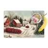 Kerstsfeer - Landelijk - Rood Placemat vinyl groot -zzzproduct_Kitchenyeah-website