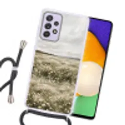 Illustratie - Landschap - Wit Hoesje Samsung Galaxy A52 5G met koord klein -sfeer1