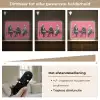 Graffiti - Roze - Street art - Vrouwen Light Box met batterij (Wandlamp) middel -USP_dimbaarNL