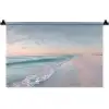 Kustlijn - Pastel - water Wandkleed katoen klein -zz3d