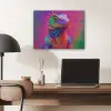 Kameleon - Dieren - Neon - Kleur PET vilt klein -sfeer5