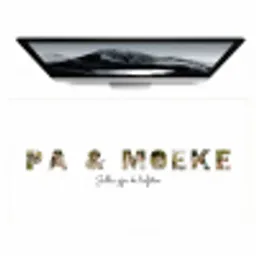 Pa & Moeke - Lettercollage Muismat XXL klein -zzz3d