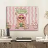 Matcha - Hond - Roze - Groen PET vilt klein -sfeer1