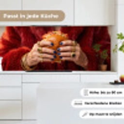 Broodje - Bontjas - Goud keuken achterwand 2 middel -sfeer4_DE