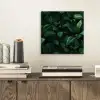 Bladeren - Ovaal - Groen - Nerven aluminium wit klein -sfeer1