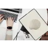 Schelp - Minimalistisch - Wit laptophoes neopreen klein -bureau