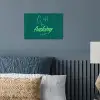 c'est la fucking vie - Groen - Handgeschreven poster papier klein -sfeer2