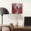 Rode bloemen - mistig - Man plexiglas 5mm klein -sfeer6