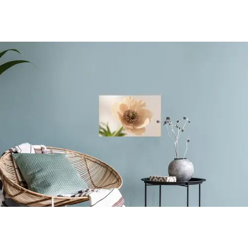 Bloem - Minimalistisch - Groen Muursticker klein -plant